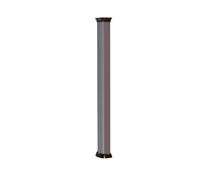 13mm Columna de aluminio reticulado Columna de acoplamiento de tubo de aluminio del diente interior M3 